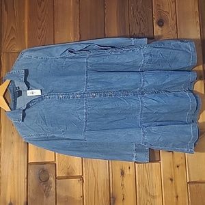 Gap Tiered Denim Dress